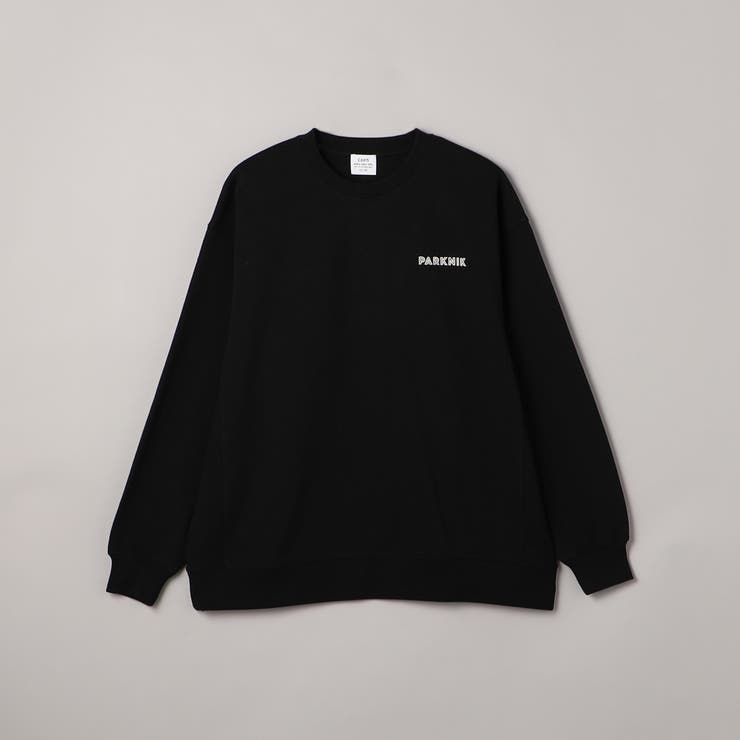 BLACK | ＜Parknik＞ロゴバックプリント裏毛スウェット | coen【women】