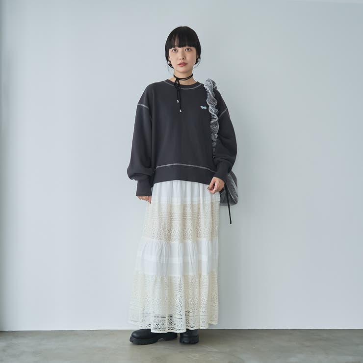 Penneys（ぺニーズ）別注モチモチ裏起毛クルーネックスウェット | coen【women】 | 詳細画像12 