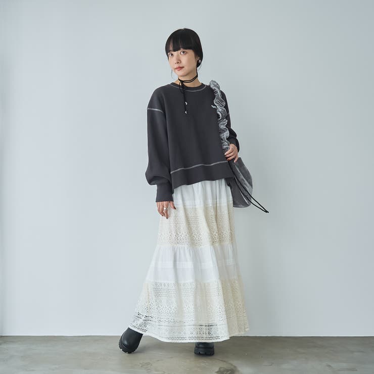 Penneys（ぺニーズ）別注モチモチ裏起毛クルーネックスウェット | coen【women】 | 詳細画像13 