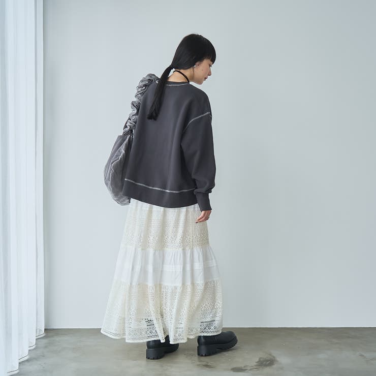 Penneys（ぺニーズ）別注モチモチ裏起毛クルーネックスウェット | coen【women】 | 詳細画像14 