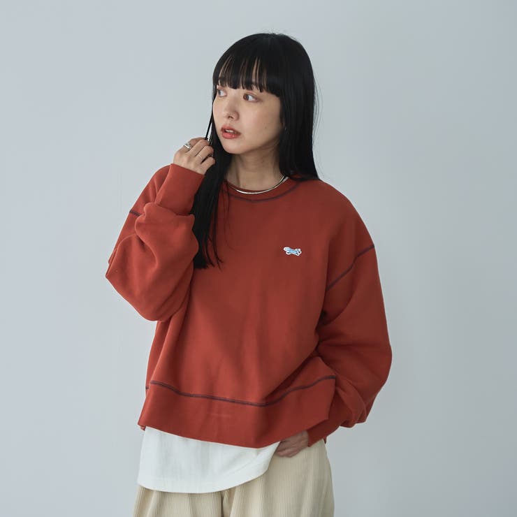 Penneys（ぺニーズ）別注モチモチ裏起毛クルーネックスウェット | coen【women】 | 詳細画像15 