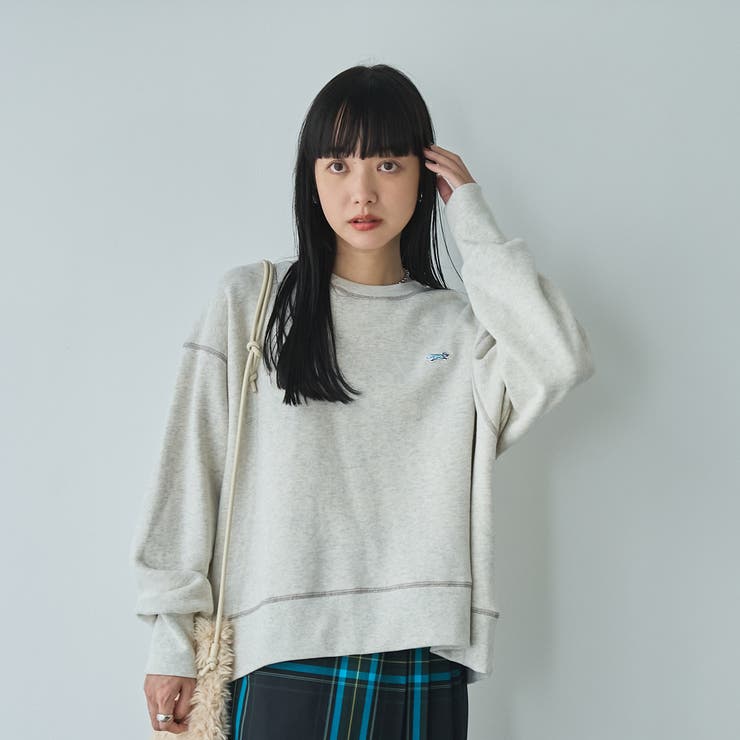 Penneys（ぺニーズ）別注モチモチ裏起毛クルーネックスウェット | coen【women】 | 詳細画像2 