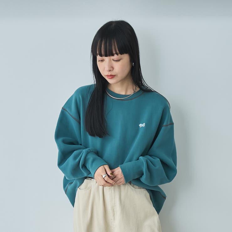 Penneys（ぺニーズ）別注モチモチ裏起毛クルーネックスウェット | coen【women】 | 詳細画像23 