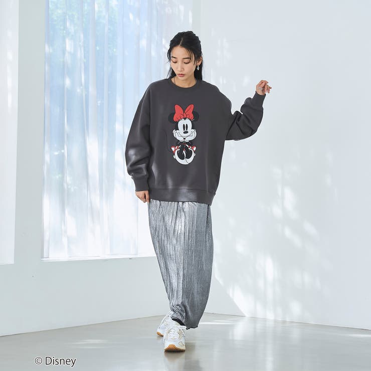 Disney／ディズニー】coen限定 裏起毛BIGプリントスウェット
