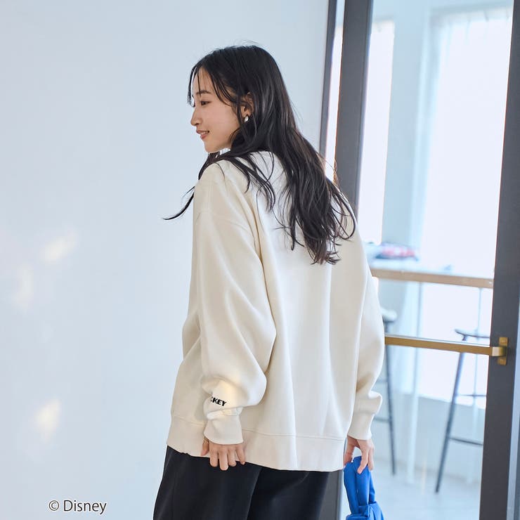 Disney／ディズニー】coen限定 裏起毛BIGプリントスウェット