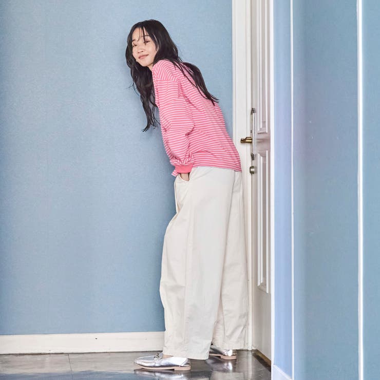 【WEB限定】USAコットンレトロボーダーTシャツ | coen【women】 | 詳細画像13 