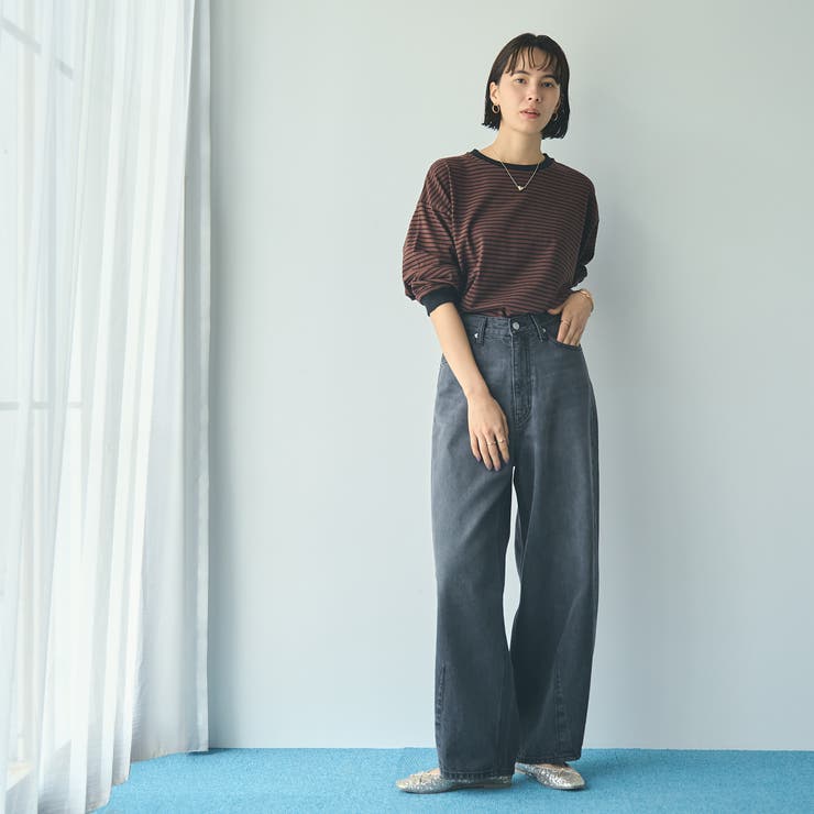 【WEB限定】USAコットンレトロボーダーTシャツ | coen【women】 | 詳細画像27 