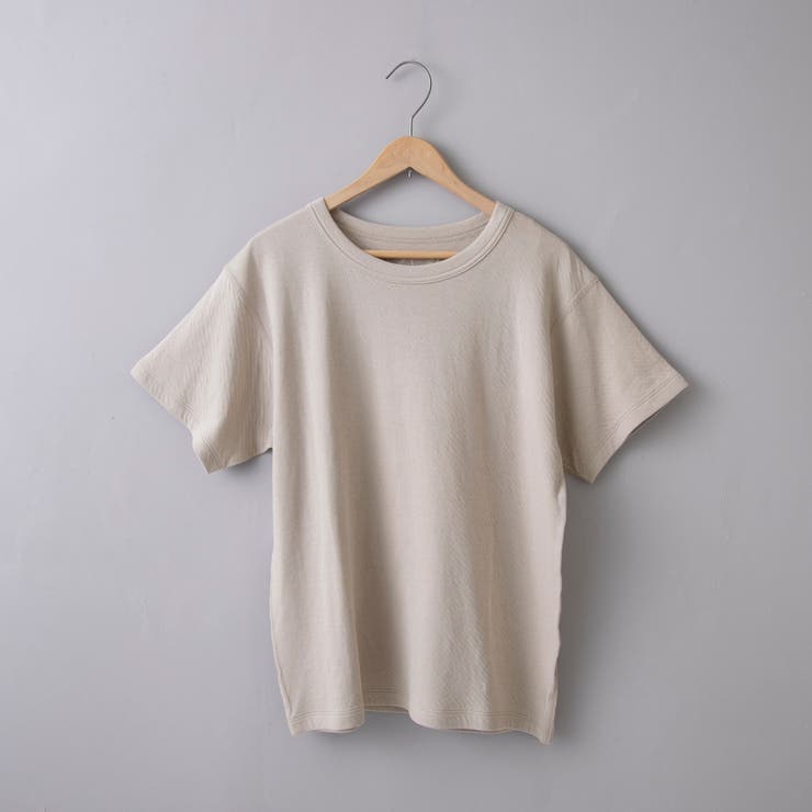 BEIGE | 【Feel Soft】接結 半袖Tシャツ | coen【women】