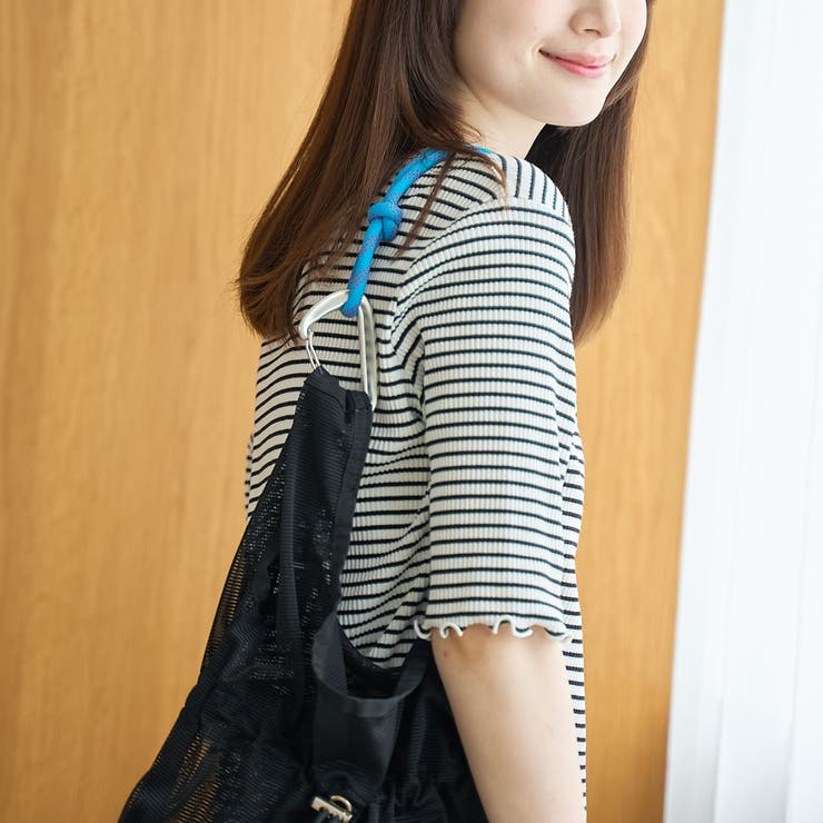 メロークルー 半袖リブTシャツ | coen【women】 | 詳細画像17 