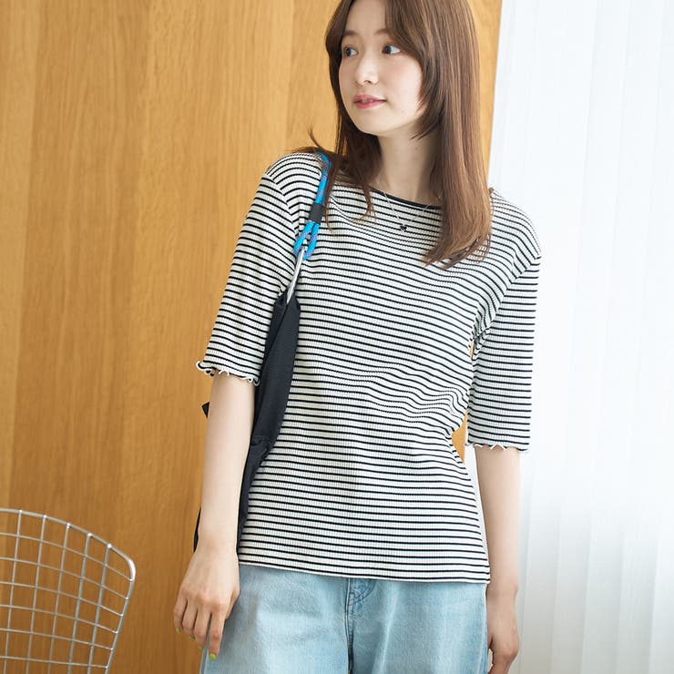 その他1 | メロークルー 半袖リブTシャツ | coen【women】
