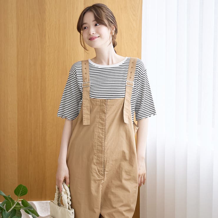 メロークルーネック リブ半袖ゆるTシャツ | coen【women】 | 詳細画像4 
