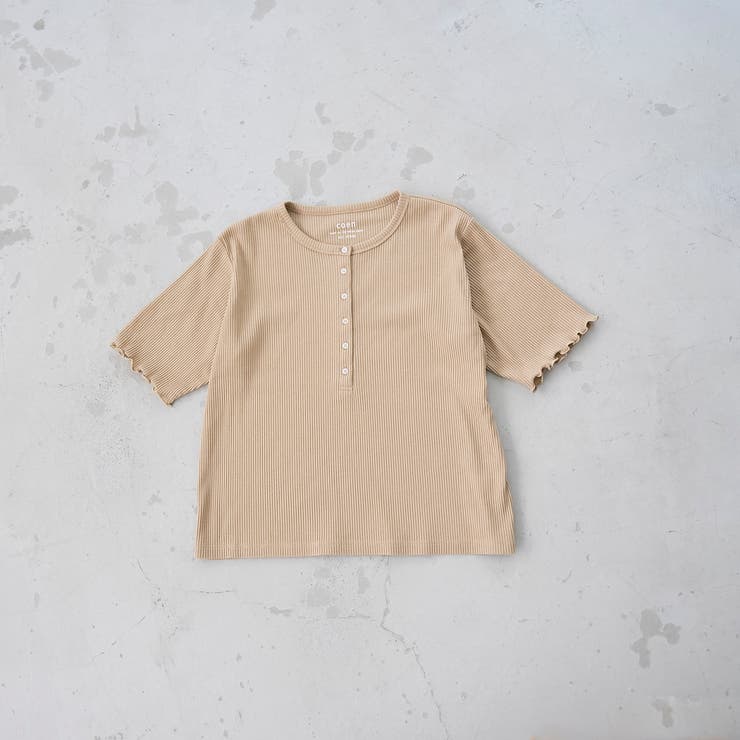 メローヘンリーネック リブ半袖ゆるTシャツ | coen【women】 | 詳細画像30 