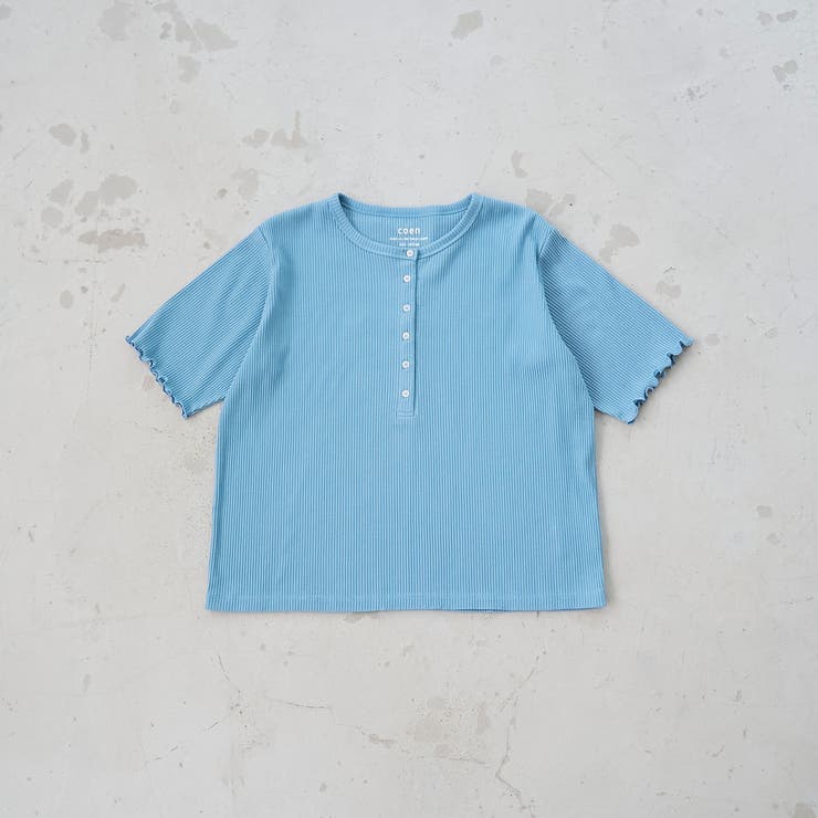 メローヘンリーネック リブ半袖ゆるTシャツ | coen【women】 | 詳細画像32 