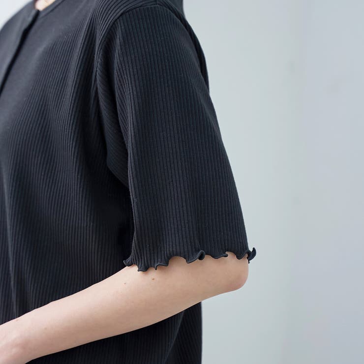 メローヘンリーネック リブ半袖ゆるTシャツ | coen【women】 | 詳細画像8 