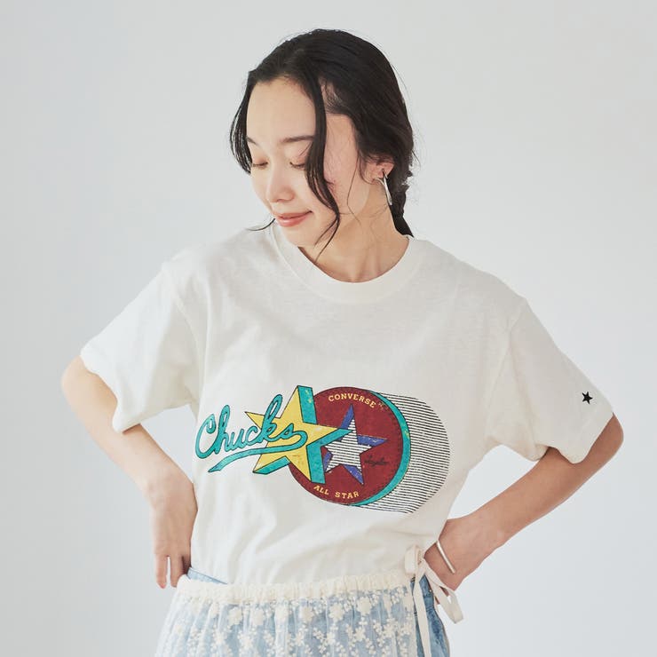 OFF WHITE | CONVERSE スラブ天竺半袖Tシャツ | coen【women】