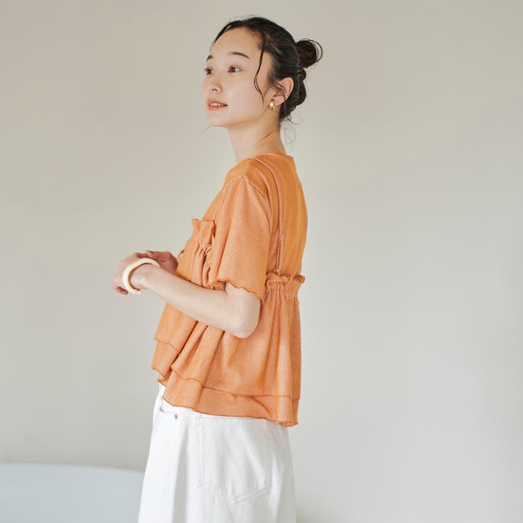 【セットアイテム】配色リブキャミソールセットTシャツ | coen【women】 | 詳細画像10 