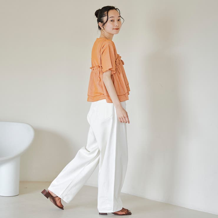 【セットアイテム】配色リブキャミソールセットTシャツ | coen【women】 | 詳細画像14 