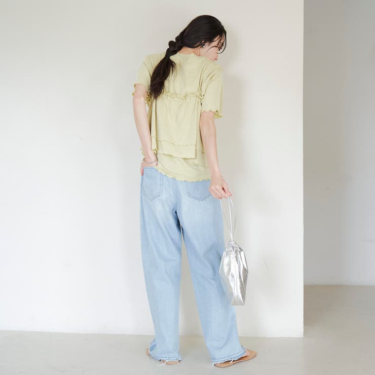 【セットアイテム】配色リブキャミソールセットTシャツ | coen【women】 | 詳細画像18 