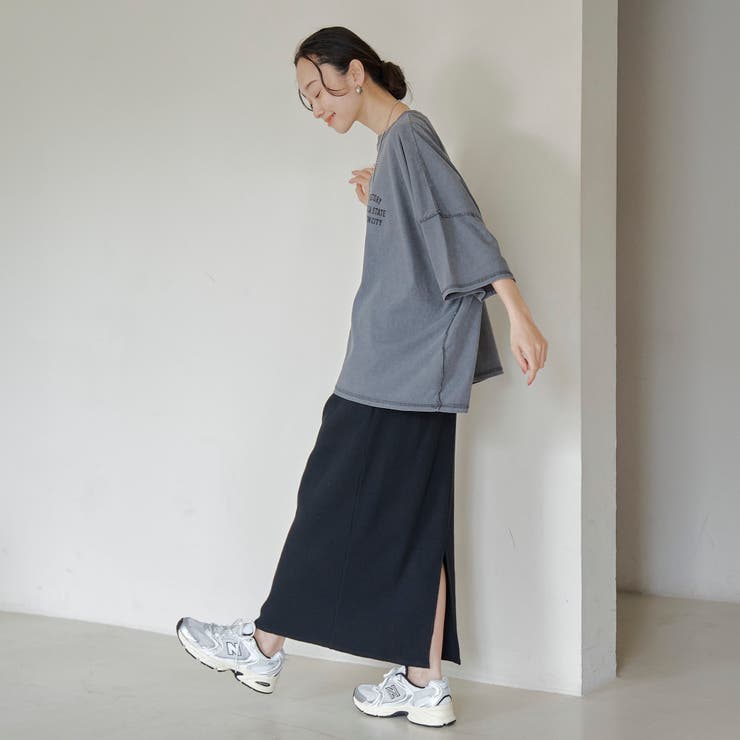 杢オーバーダイロゴヴィンテージライクTシャツ | coen【women】 | 詳細画像13 