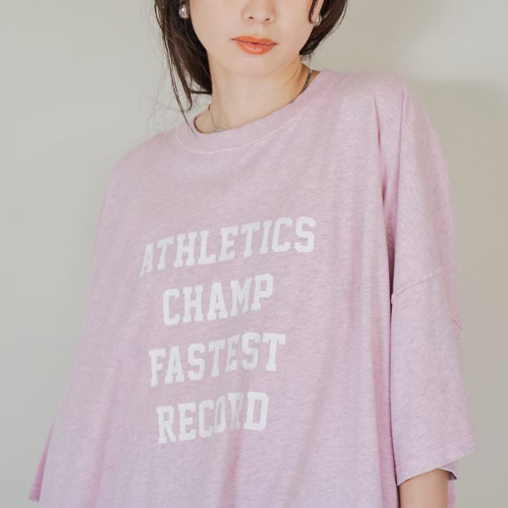 杢オーバーダイロゴヴィンテージライクTシャツ | coen【women】 | 詳細画像18 