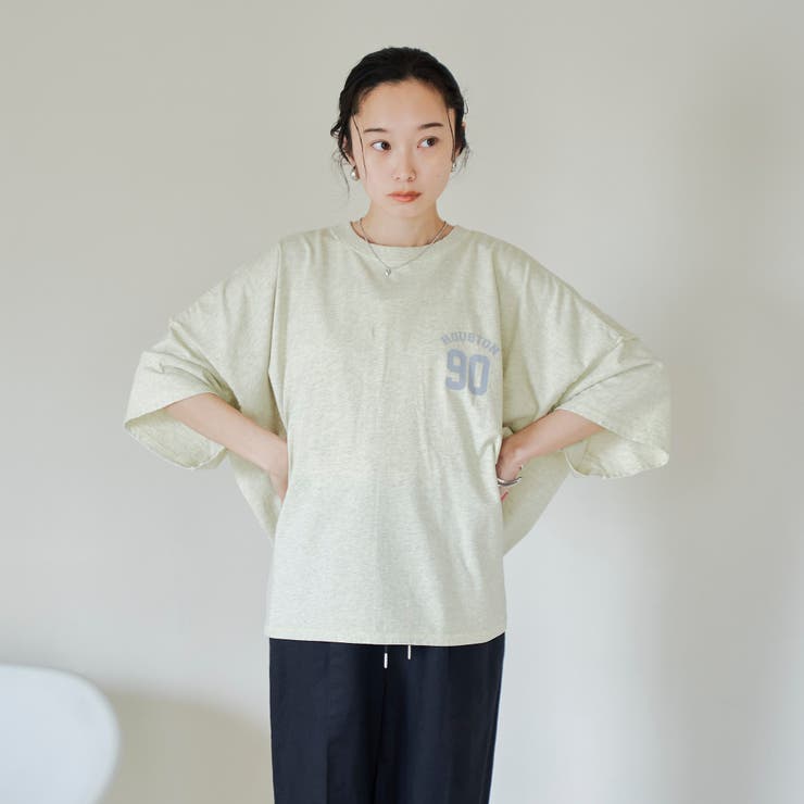 杢オーバーダイロゴヴィンテージライクTシャツ | coen【women】 | 詳細画像25 