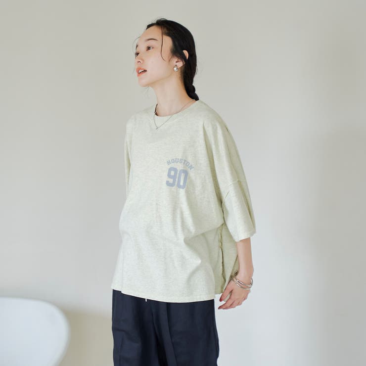 杢オーバーダイロゴヴィンテージライクTシャツ | coen【women】 | 詳細画像26 