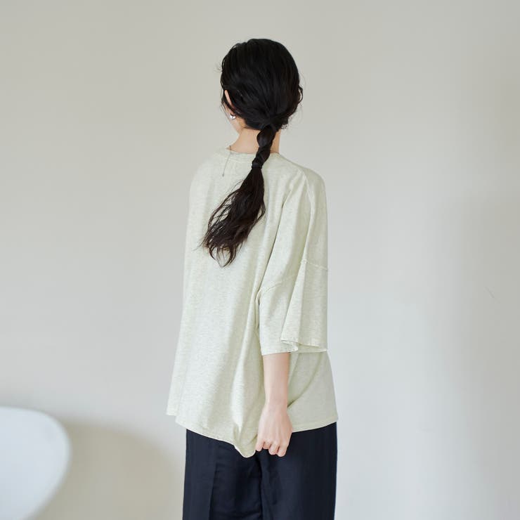 杢オーバーダイロゴヴィンテージライクTシャツ | coen【women】 | 詳細画像27 