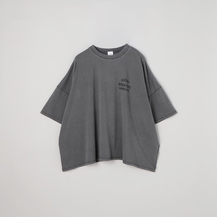 杢オーバーダイロゴヴィンテージライクTシャツ | coen【women】 | 詳細画像33 