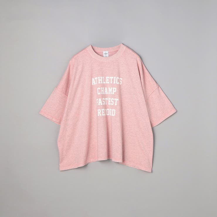 tシャツ WASHED MULTI LOGO OVERSIZED T-SHIRT/ヴィンテージライクオーバーダイオーバーサイズマルチロゴTシャツ レデ 杢オーバーダイロゴヴィンテージライクTシャツ[品番