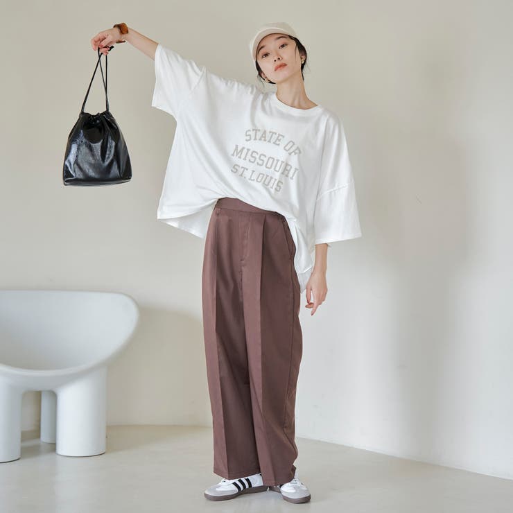 杢オーバーダイロゴヴィンテージライクTシャツ | coen【women】 | 詳細画像5 