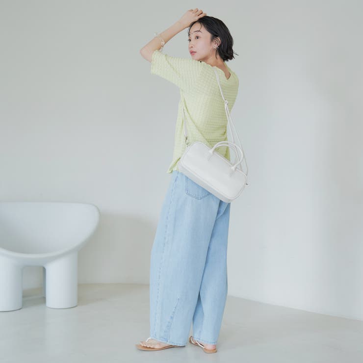 ポコポコハーフスリーブTシャツ | coen【women】 | 詳細画像18 