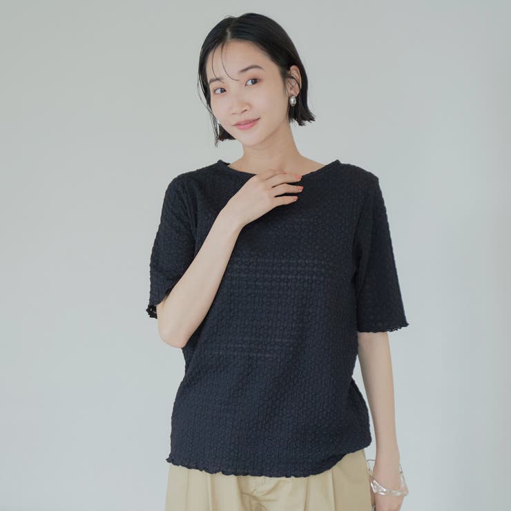 ポコポコハーフスリーブTシャツ | coen【women】 | 詳細画像8 