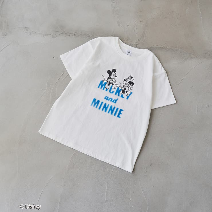 ミッキー＆ミニー コンパクトプリントＴシャツ | coen【women】 | 詳細画像2 