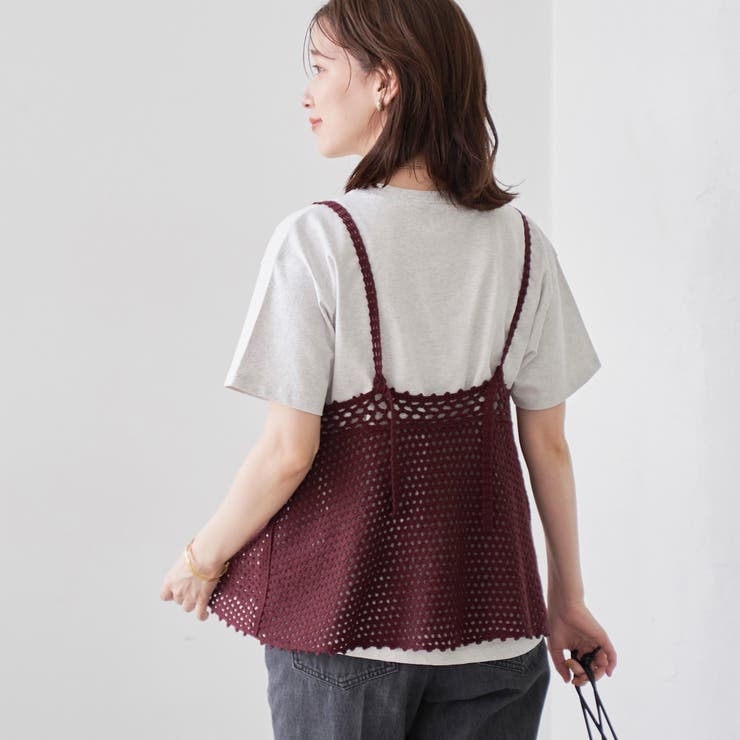 【セットアイテム】クロシェVキャミセットT | coen【women】 | 詳細画像10 