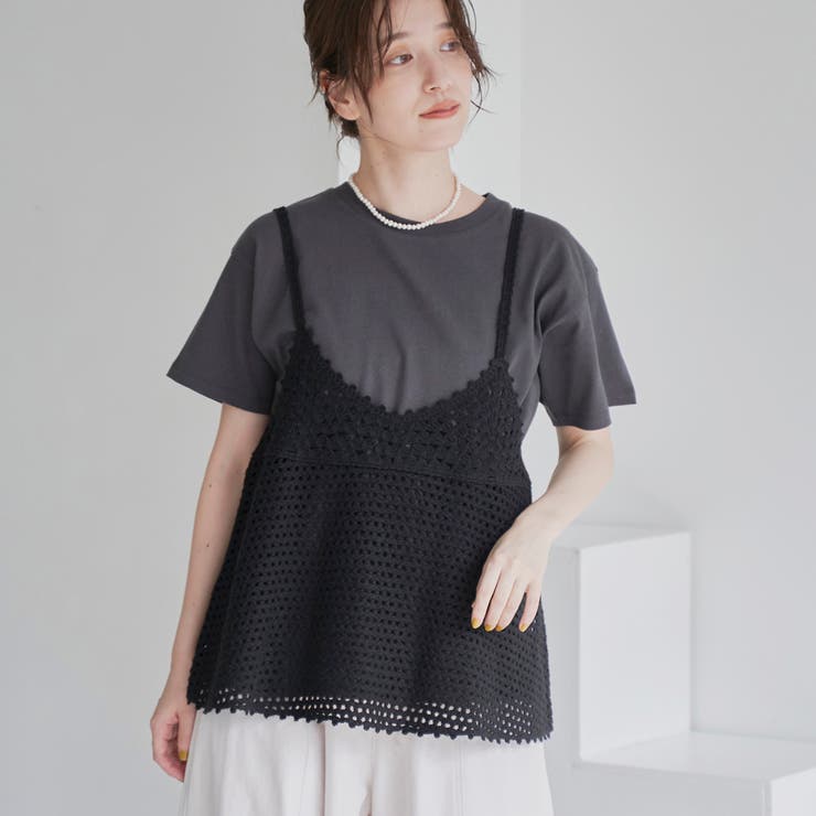 【セットアイテム】クロシェVキャミセットT | coen【women】 | 詳細画像15 