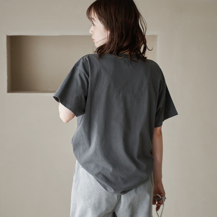ピグメントアソートロゴプリントTシャツ | coen【women】 | 詳細画像10 