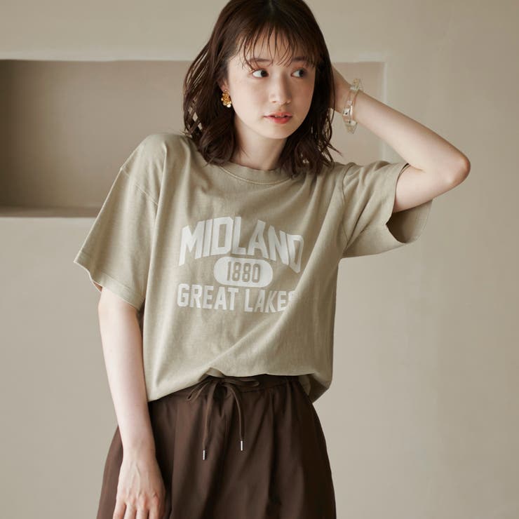 ピグメントアソートロゴプリントTシャツ | coen【women】 | 詳細画像14 