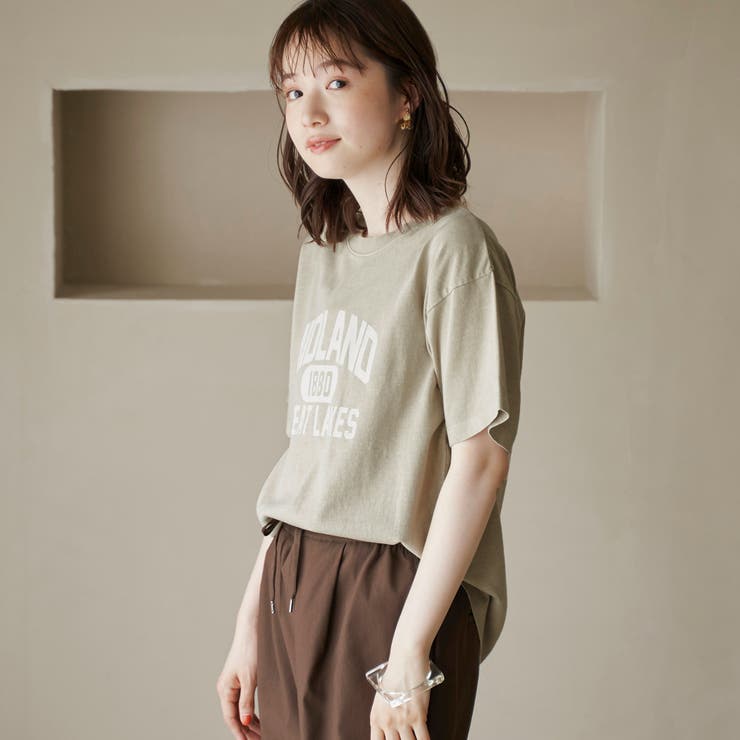 ピグメントアソートロゴプリントTシャツ | coen【women】 | 詳細画像15 