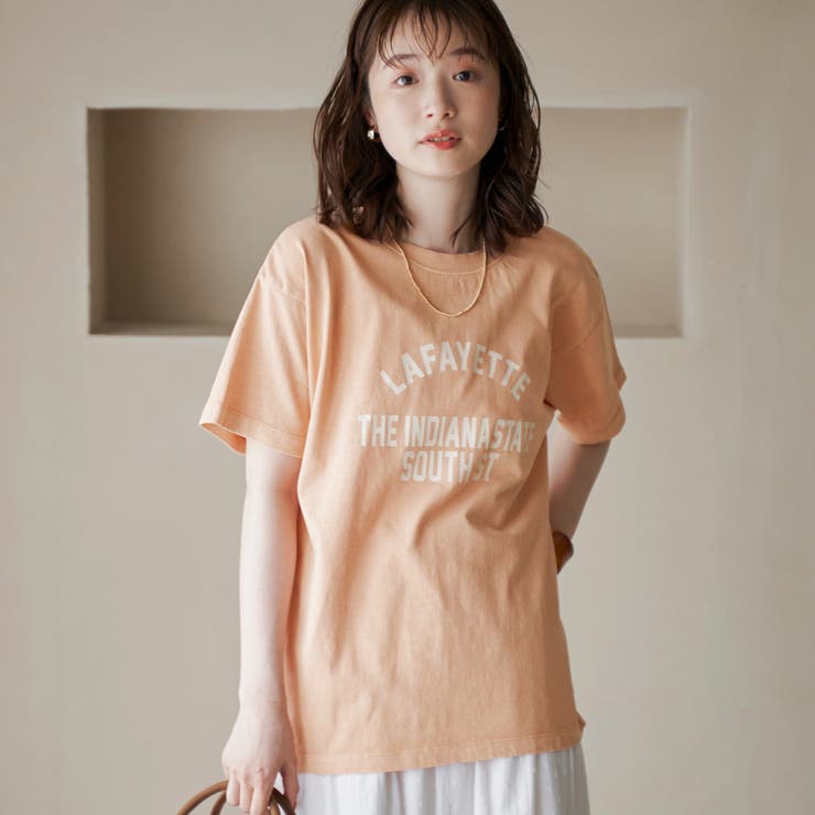 ピグメントアソートロゴプリントTシャツ | coen【women】 | 詳細画像20 