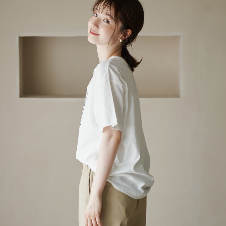 ピグメントアソートロゴプリントTシャツ | coen【women】 | 詳細画像3 