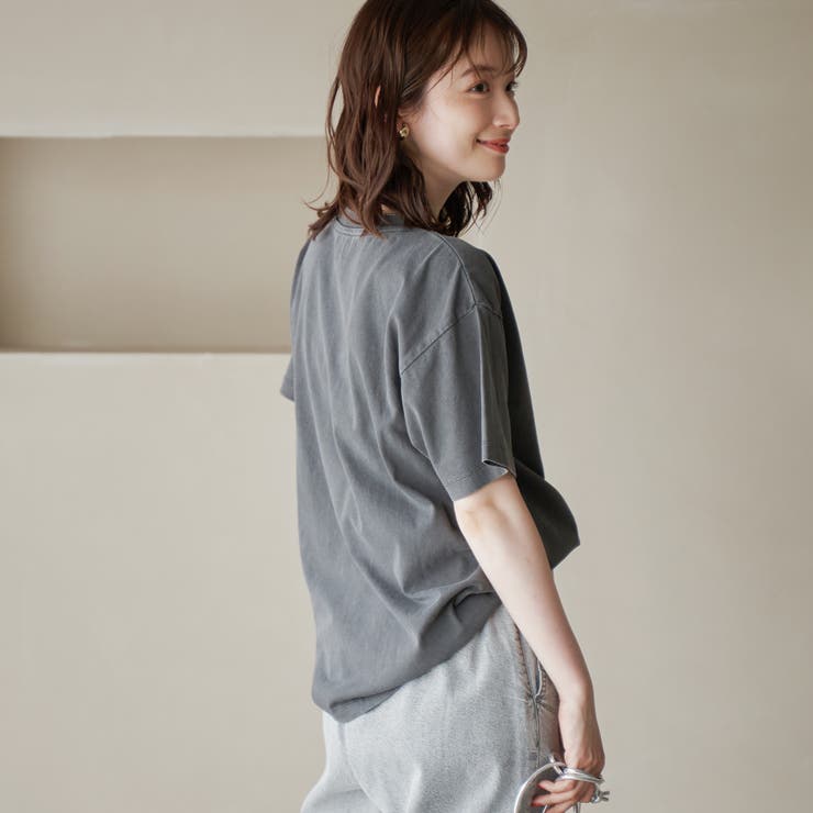 ピグメントアソートロゴプリントTシャツ | coen【women】 | 詳細画像9 