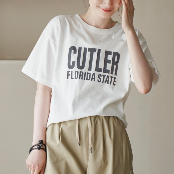 OFF WHITE | ピグメントアソートロゴプリントTシャツ | coen【women】