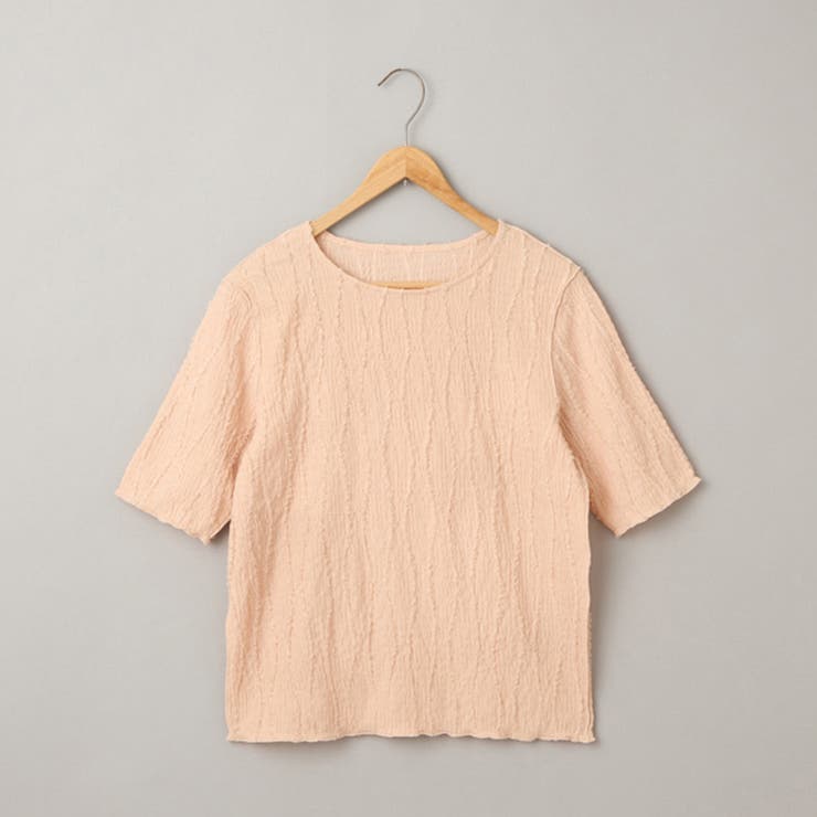 ナミナミジャガードメロー五分袖Tシャツ | coen【women】 | 詳細画像26 