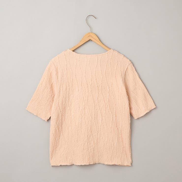 ナミナミジャガードメロー五分袖Tシャツ | coen【women】 | 詳細画像27 