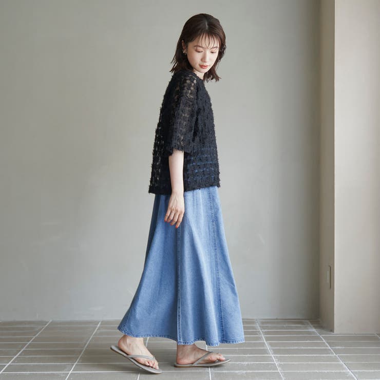 【セットアイテム】フェザーチュールプルオーバー＆タンクトップセット | coen【women】 | 詳細画像15 