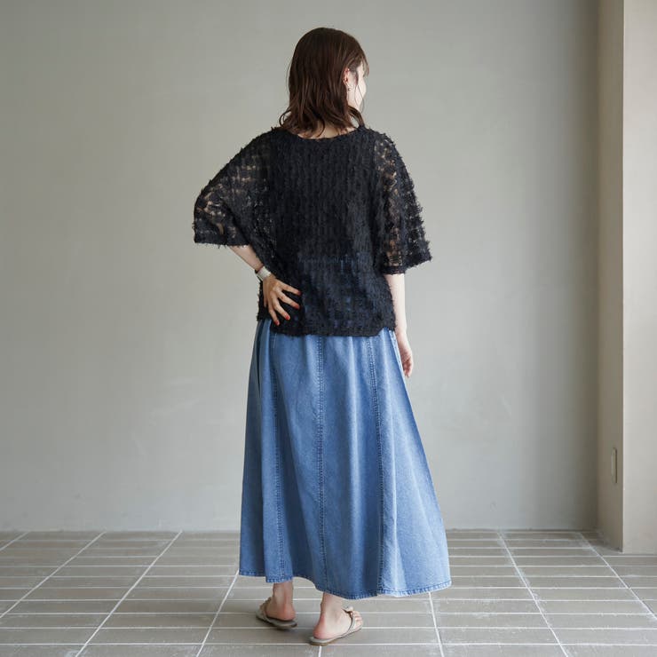 【セットアイテム】フェザーチュールプルオーバー＆タンクトップセット | coen【women】 | 詳細画像16 