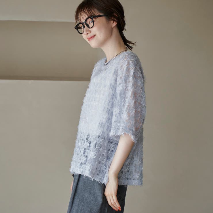 【セットアイテム】フェザーチュールプルオーバー＆タンクトップセット | coen【women】 | 詳細画像18 