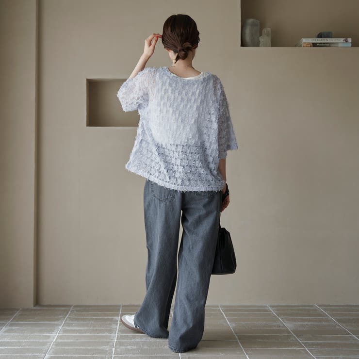 【セットアイテム】フェザーチュールプルオーバー＆タンクトップセット | coen【women】 | 詳細画像21 