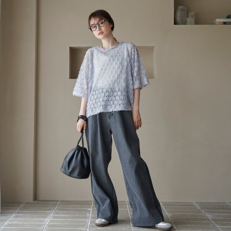 【セットアイテム】フェザーチュールプルオーバー＆タンクトップセット | coen【women】 | 詳細画像22 