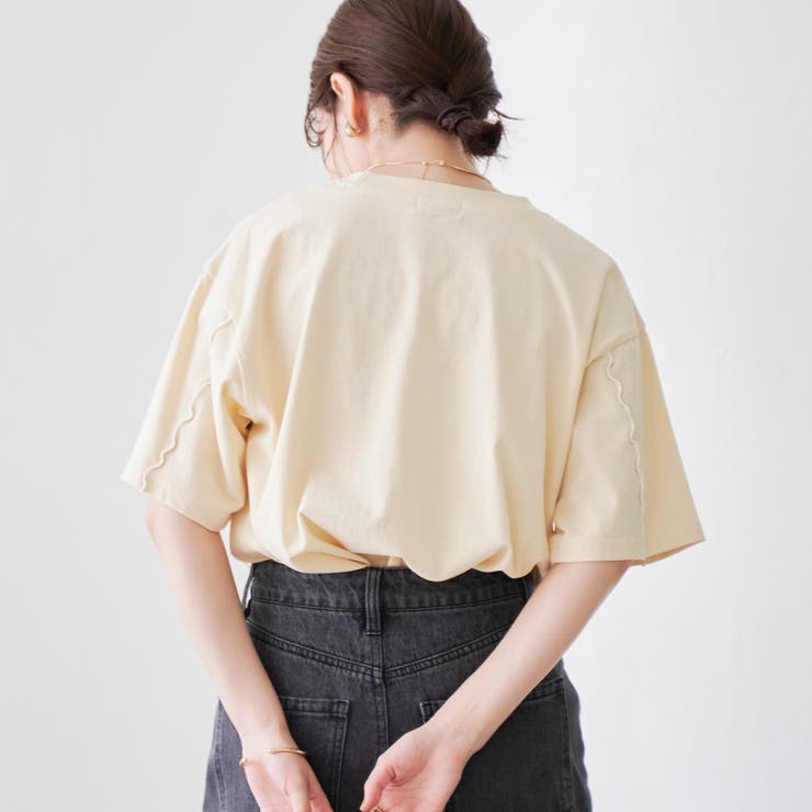 配色メローデザインTシャツ | coen【women】 | 詳細画像10 